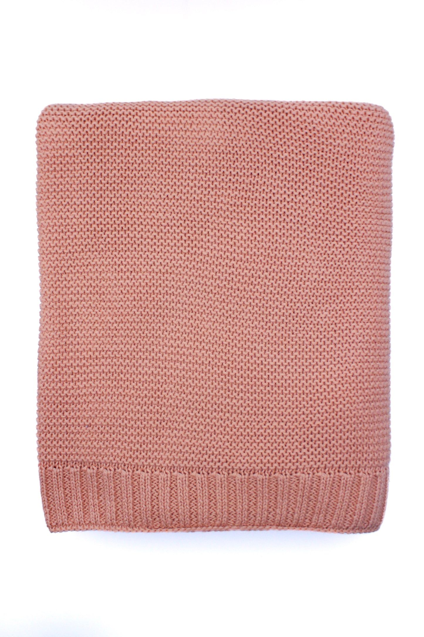 Sade Cotton Blanket in Soft Pink