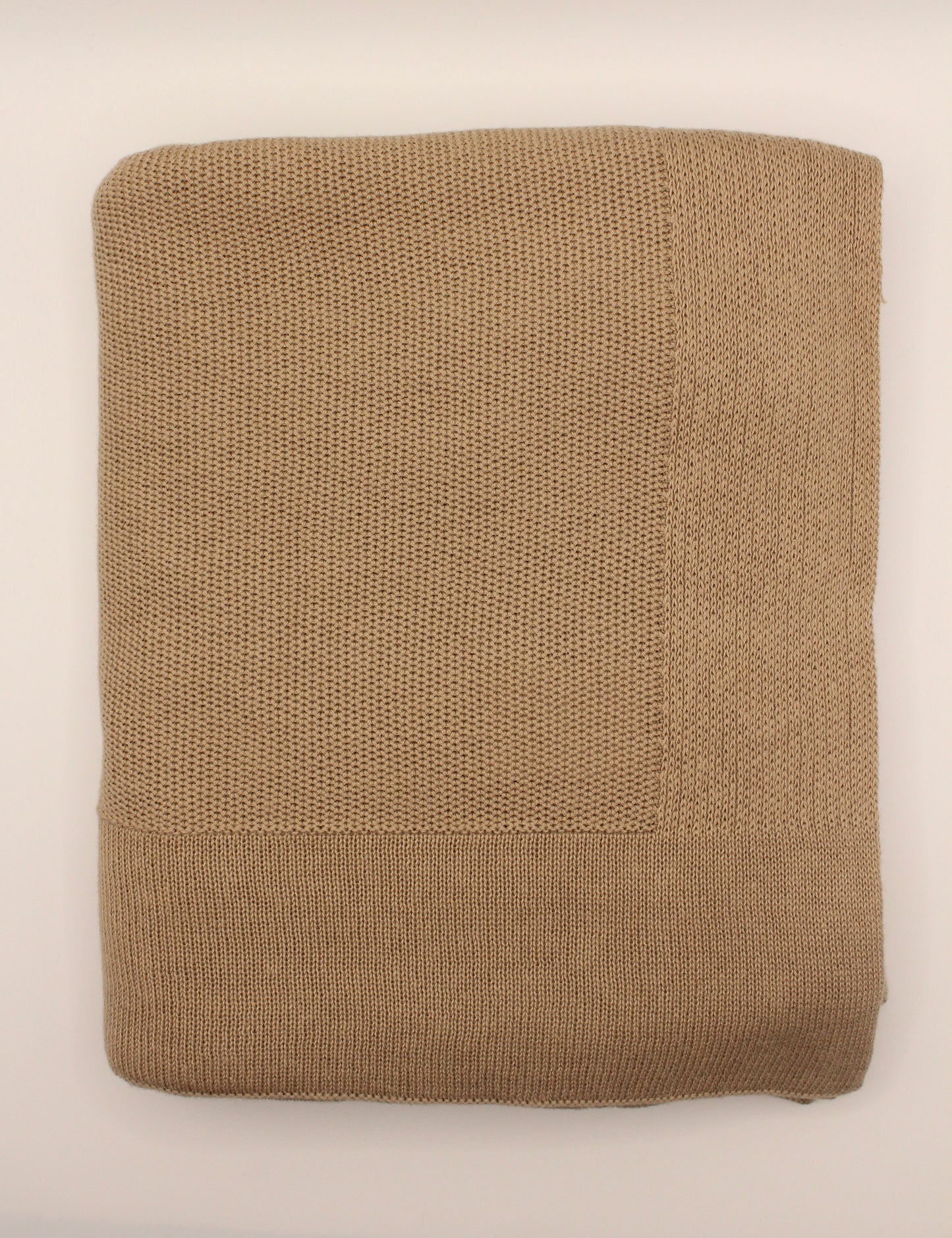 Yalin Cotton Blanket in Light Brown