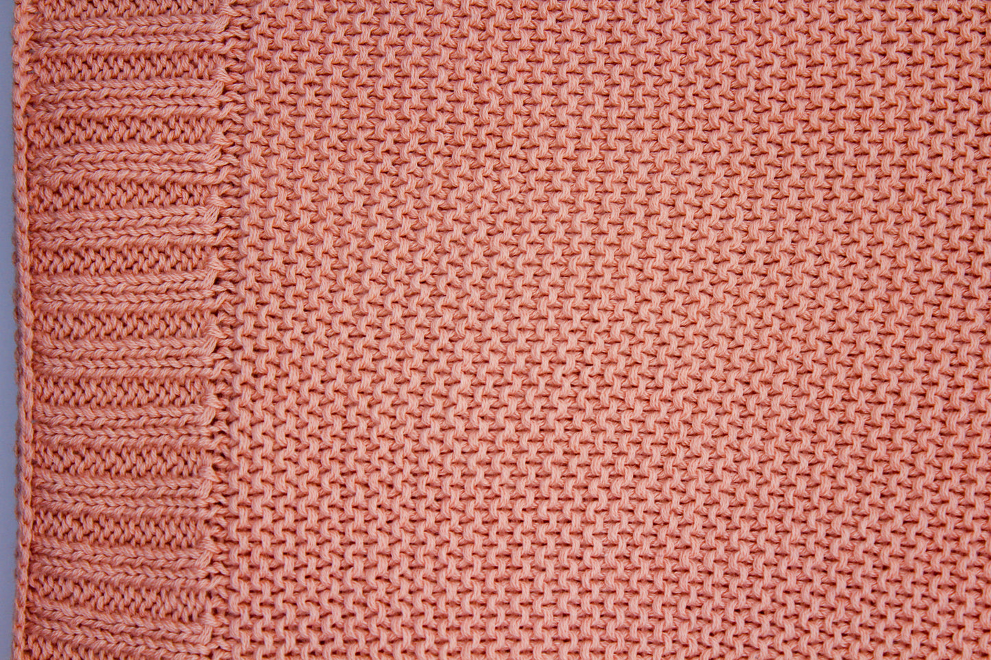 Sade Cotton Blanket in Soft Pink