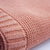 Sade Cotton Blanket in Soft Pink