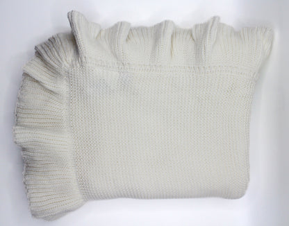 Peri Cotton Blanket in White