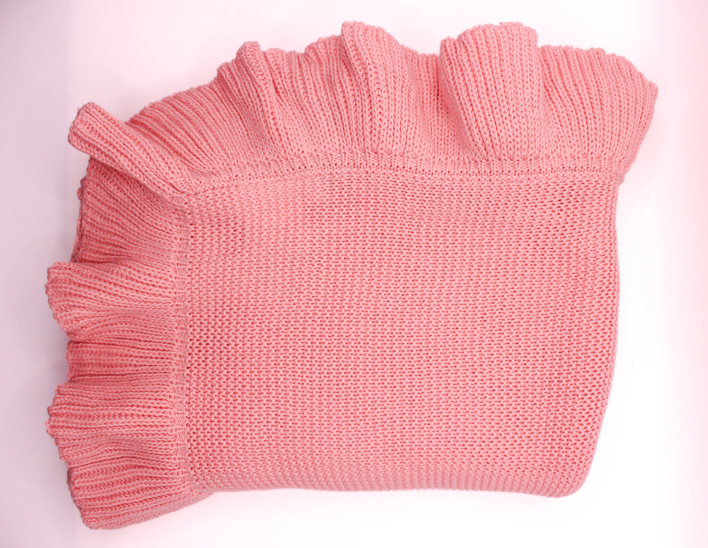 Peri Cotton Blanket in Bubblegum Pink