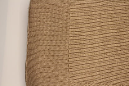 Yalin Cotton Blanket in Light Brown