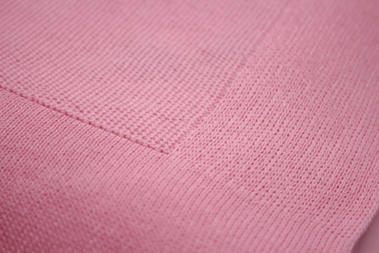 Yalin Cotton Blanket in Bubblegum Pink