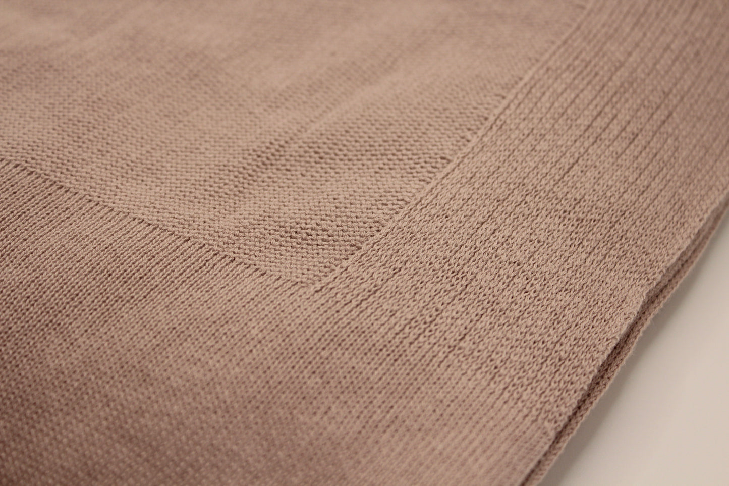 Yalin Cotton Blanket in Pale Mauve