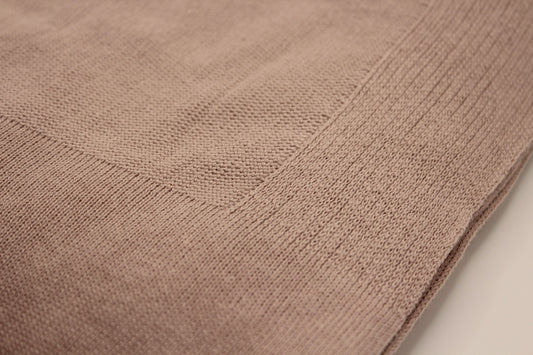 Yalin Cotton Blanket in Pale Mauve